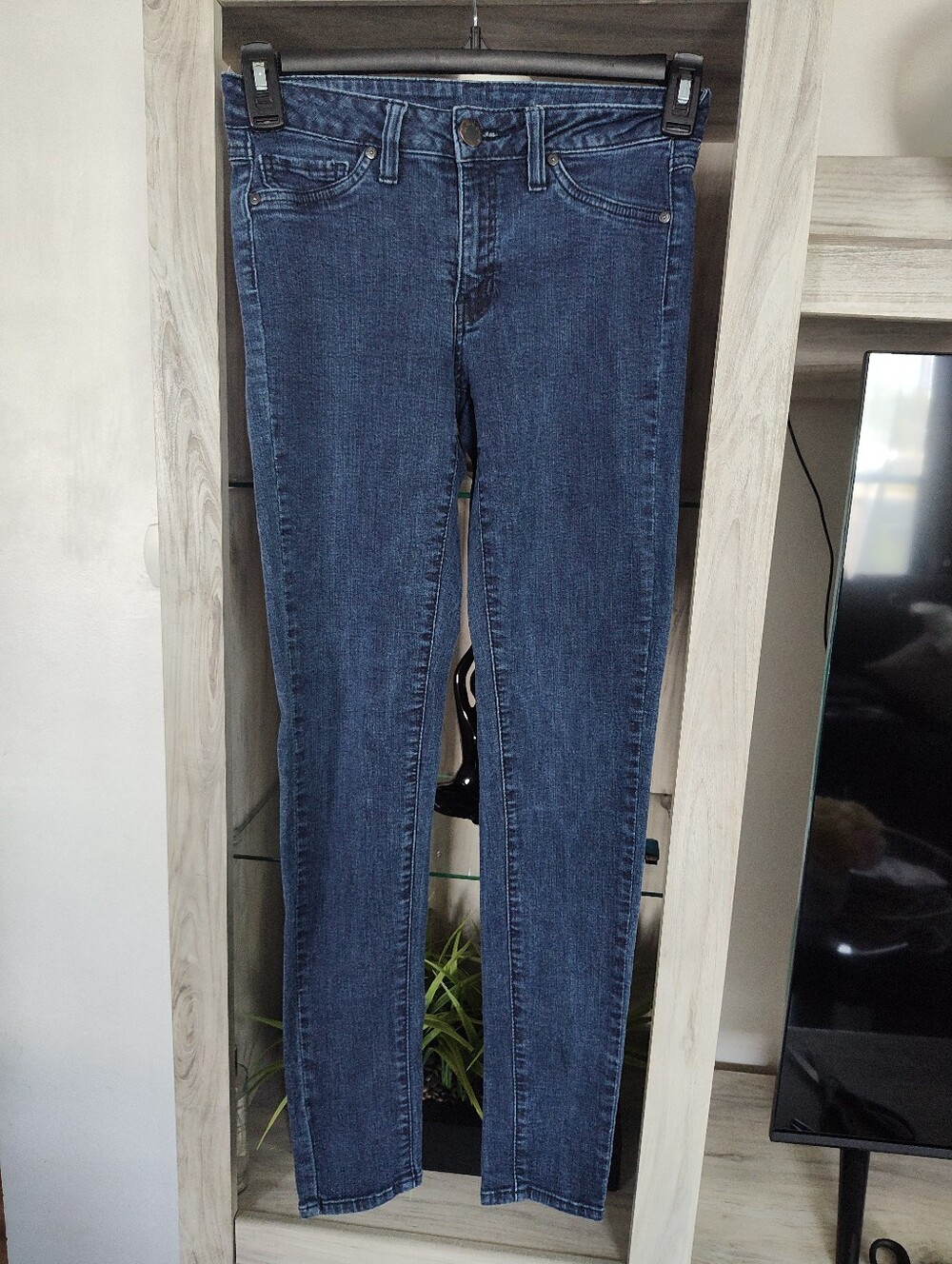 Mango Dark Blue Skinny Jeans Women's SZ 6